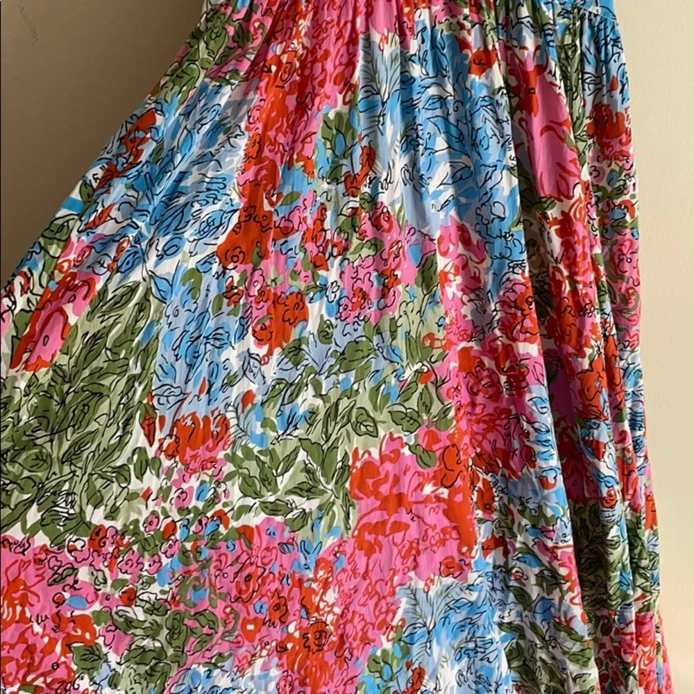 S/W/F floral halter neck maxi guest wedding small dress NWT - Picture 4 of 7
